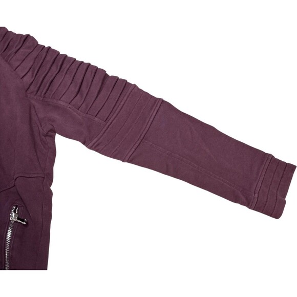 Project X Paris Moto Ribbed Sleeve Pullover Hoodie Jacket Mens L - Picture 2 of 5